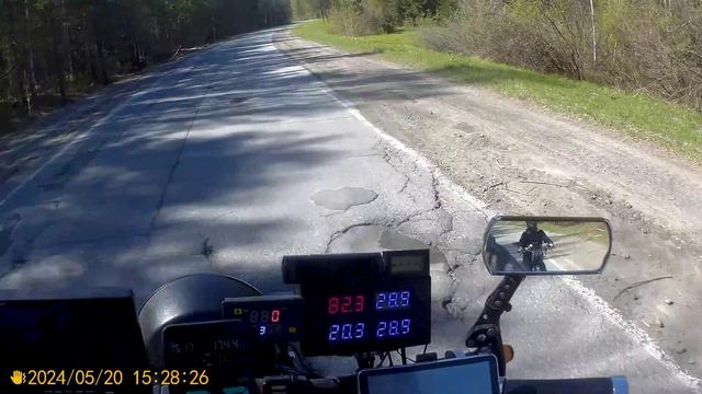 Велопрогулка С Димасиком вокруг Виза 20 05 24 ускоренно