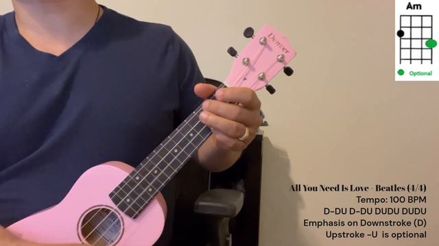 All you need is Love (4/4) - Ukulele Tutorial смотреть онлайн