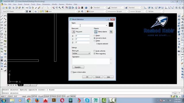 Autocad Tutorial for Beginners Bangla. Part-4 смотреть онлайн