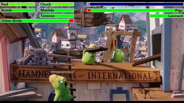 The Angry Birds Movie (2016) Final Battle with healthbars 1/4 (REMAKE) смотреть онлайн