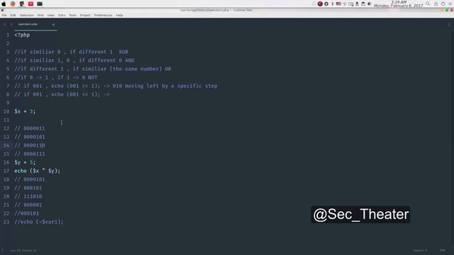 Become A Superman In PHP 5.6 & 7 Basics : #26 Bitwise Operator смотреть онлайн