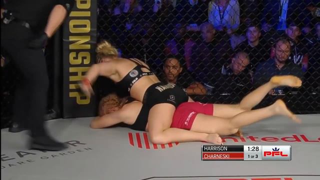 Full Fight | Kayla Harrison vs Moriel Charneski| 2018 PFL Championship смотреть онлайн
