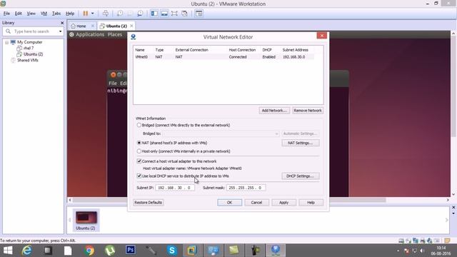How to get internet access on vritual machin Vmware workstation tutorial 2019 смотреть онлайн