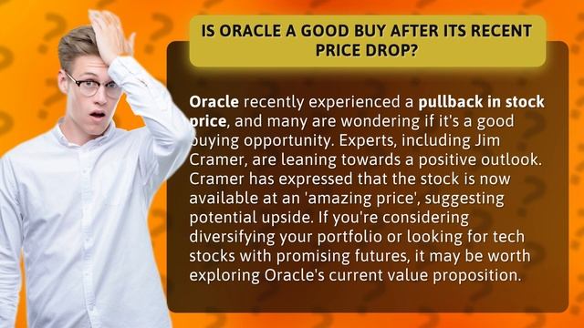 Is Oracle a Good Buy After Its Recent Price Drop? смотреть онлайн