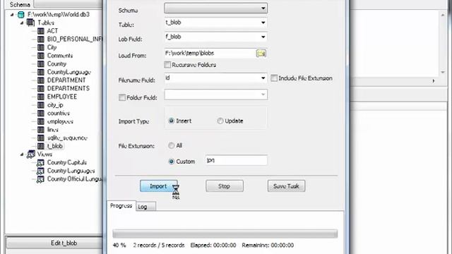 Batch import SQLite BLOB data from files смотреть онлайн