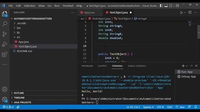 Automatically Generating Setters and Getters in Visual Studio Code (Java and Other Languages) смотреть онлайн