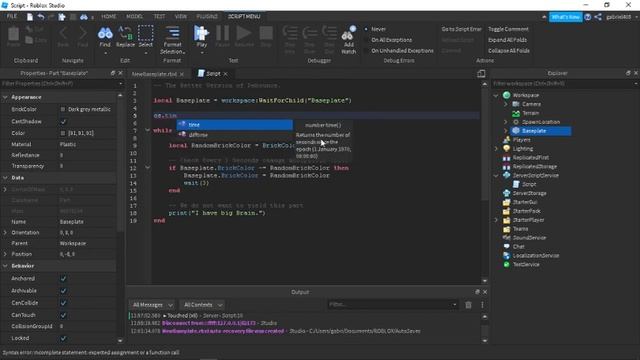 os.time() = The Better Debounce - Roblox Scripting Tutorial смотреть онлайн