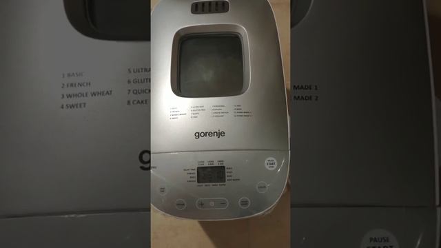 Випробування хлібопічки Gorenje bm 1600 смотреть онлайн
