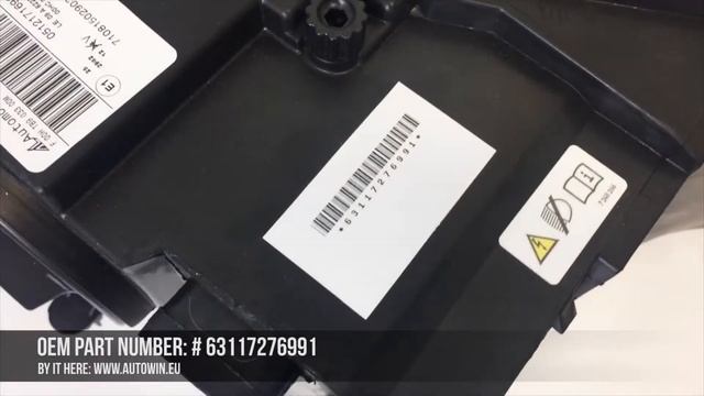 BMW X3 F25 BI-XENON HEADLIGHT LEFT SIDE # 63117276991 смотреть онлайн