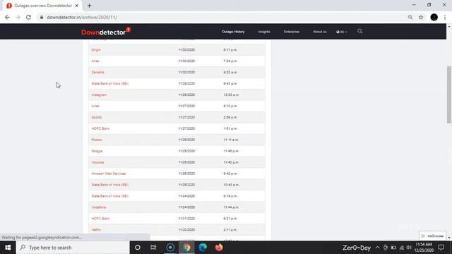 Downdetector | Real-time Problem & Outage Monitoring | [ Zer0~Day ]