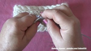 Повязка на голову 1 часть (спицами)