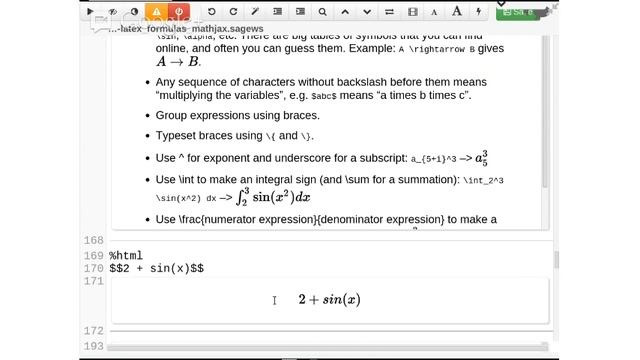 2013 uw math 480 - latex expressions and mathjax смотреть онлайн