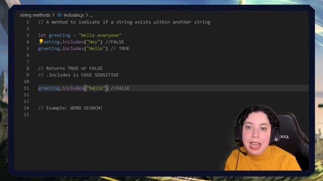 What is the .includes() String Method? | JavaScript in LESS-THAN 3 Minutes | Beginner JavaScript смотреть онлайн