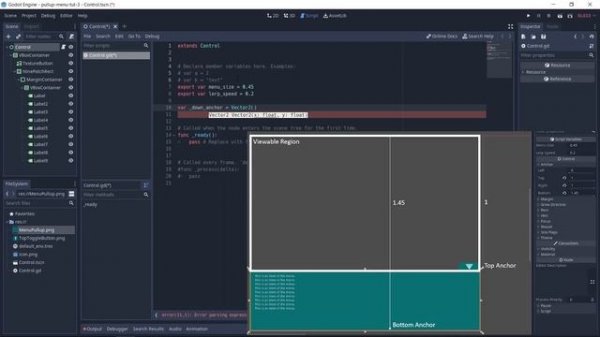 Popup Menu in Godot in 150 SECONDS | Tap Titans Menu Style