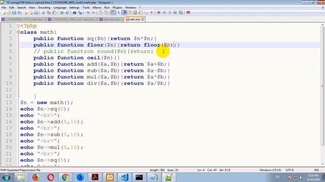 26 classwork and why namespace in PHP смотреть онлайн