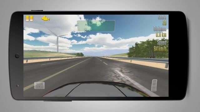 Highway Racer - гоночная игра на Android смотреть онлайн