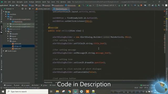 Java code -10 Alertdialog in android tutorial смотреть онлайн