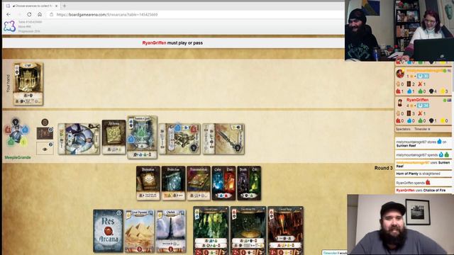 Res Arcana with guest Ryan Griffen on BGA! смотреть онлайн