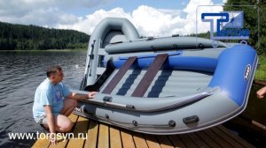 REEF Triton-F360: сборка лодки с НДНД Тритон - 360 Ф и ходовые испытания под мотором Хайди - 18 л.с