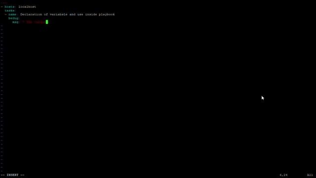 Variable creation in ansible playbook смотреть онлайн