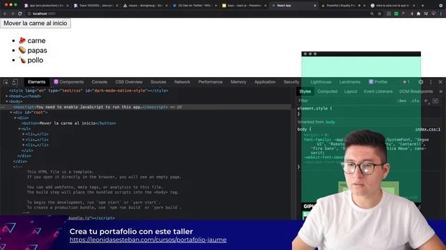 Coworking día 3 - ¿por qué debo usar key en React.js? смотреть онлайн