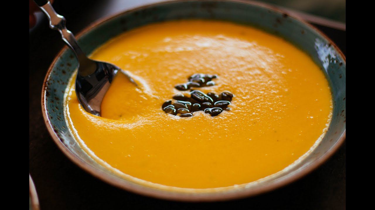Вкусный крем суп из тыквы, самый лучший и простой рецепт. смотреть онлайн