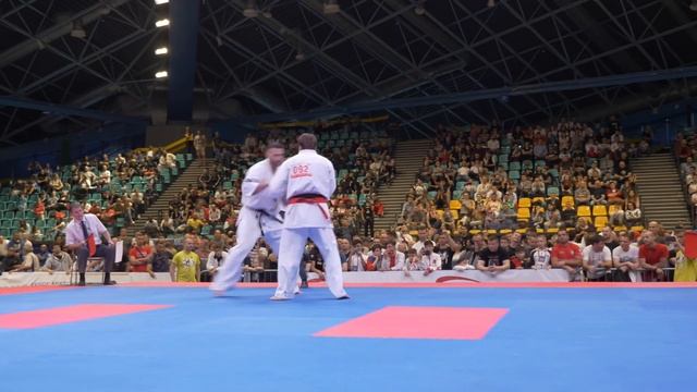 Aleksandr Eremenko (Russia) vs Maxime Demeautis (France) 1/2 -90 / 33rd EC IKO, Poland смотреть онлайн