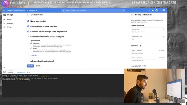 Primeros pasos en Google Cloud | Aprendemos a usar Buckets смотреть онлайн