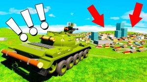 БИТВА ЗА ЛЕГО ГОРОД! БЕЗУМНЫЕ БОИ НА МОЩНЫХ ТАНКАХ! БИТВА ЛЕГО ТАНКОВ В БРИК РИГС (Brick Rigs)