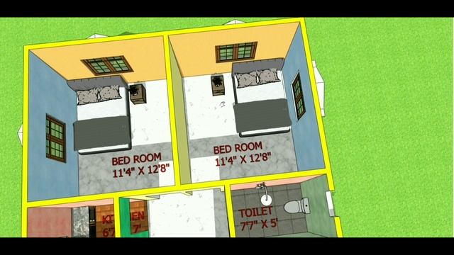 24x30 House Plan || 24x30 Ghar ka Naksha || 24*30 house design || 720 Sqft смотреть онлайн