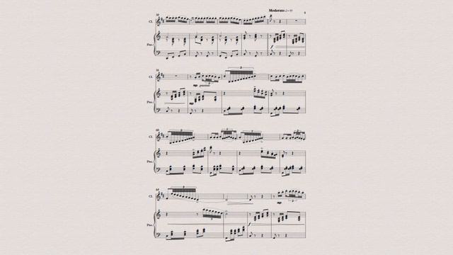 NEAPOLITAN SONG - Tchaikovsky - (clarinet + piano) - arr. Bogdan Dragan смотреть онлайн