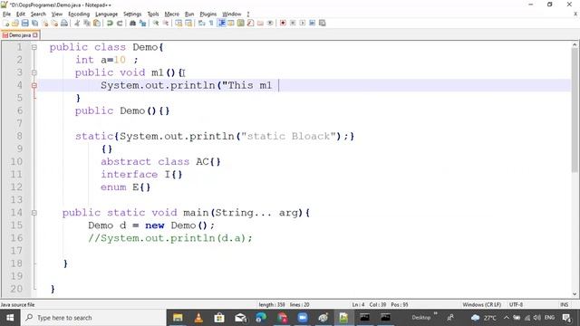 How Many Things We can Write inside class|| Interfaces, Inner classes, abstract classes, Instance B смотреть онлайн