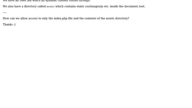 DevOps & SysAdmins: NGINX Allow access to static assets and index.php смотреть онлайн