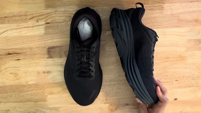 Hoka - Bondi 8 - Black 11.5M 4E (X-Wide - Max Cushion) смотреть онлайн