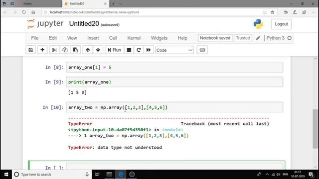 Python-Learn Numpy ndarray for Data Science смотреть онлайн