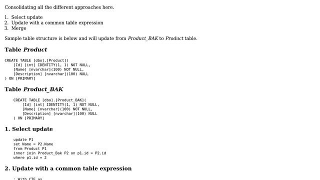 How do I UPDATE from a SELECT in SQL Server? (37 Solutions!!) смотреть онлайн