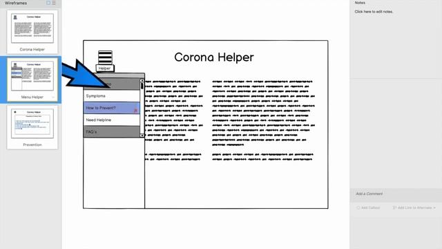 Corona Helper- Simple Wireframing PPT using Balsamiq смотреть онлайн