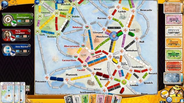 Ticket To Ride Review -- Well Adapted To PC, But Multiplayer Suffers A Bit | Insert 2 Minute Review