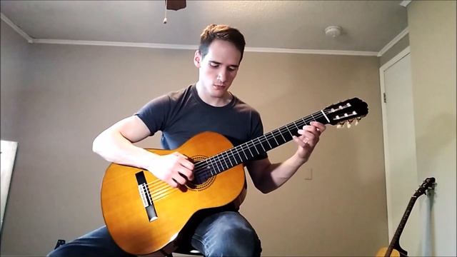 Simple Classical Guitar Arrangement In Minor - Yamaha GC12C + AT2020 Mic ' Классическая гитара