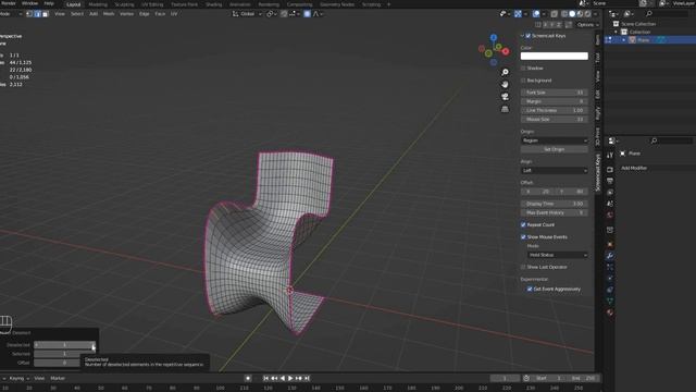 Как выделить разное количество edges в Blender (checker deselect) смотреть онлайн
