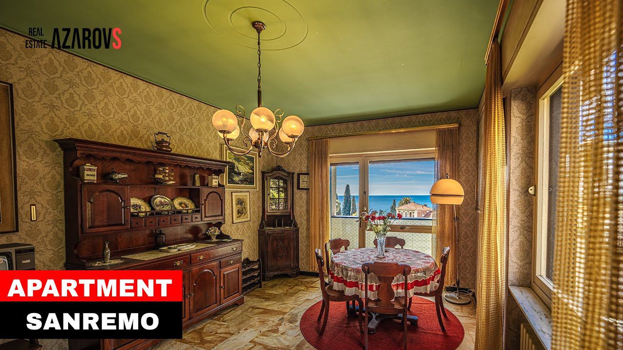 Apartment For Sale In Sanremo With Sea View