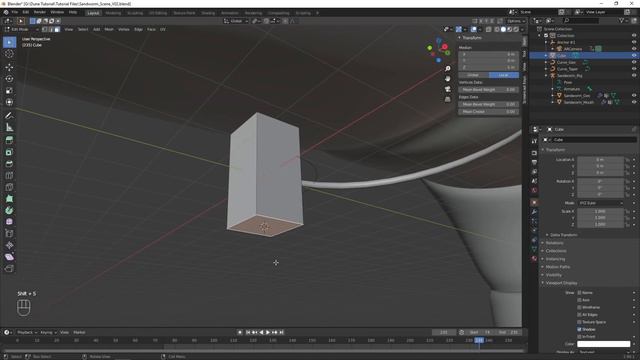 Create a 3D Dune Sandworm for FREE | Blender & HitFilm Tutorial смотреть онлайн