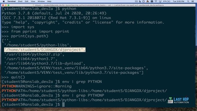 PYTHON sys.path and PYTHONPATH смотреть онлайн