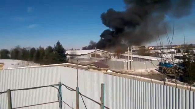 Пожар в Истринском районе д.Чесноково смотреть онлайн