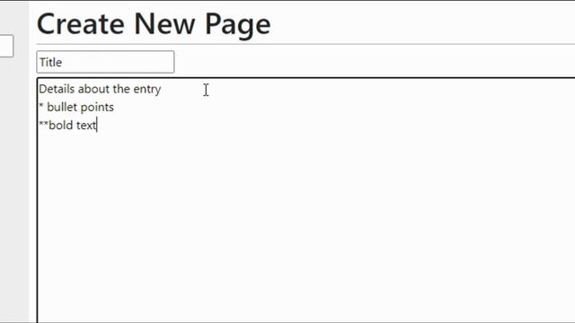 CS50W - Project 1 (Wiki) смотреть онлайн