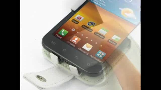 PDair Leather Case for Samsung Galaxy S II Epic 4G Touch SPH-D710 - Flip Type (White) смотреть онлайн