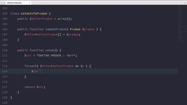 OOP DASAR pada PHP #14 - Abstract Class (bagian 2) смотреть онлайн