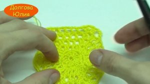 Вязание крючком. Шапочка-сеточка  для девочки /  easy crochet hat for beginners
