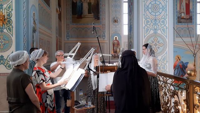Прокимен праздника Преображения. Регент Екатерина Артюхова. смотреть онлайн