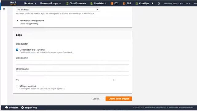 AWS CodeBuild : Docker Build with custom Image смотреть онлайн